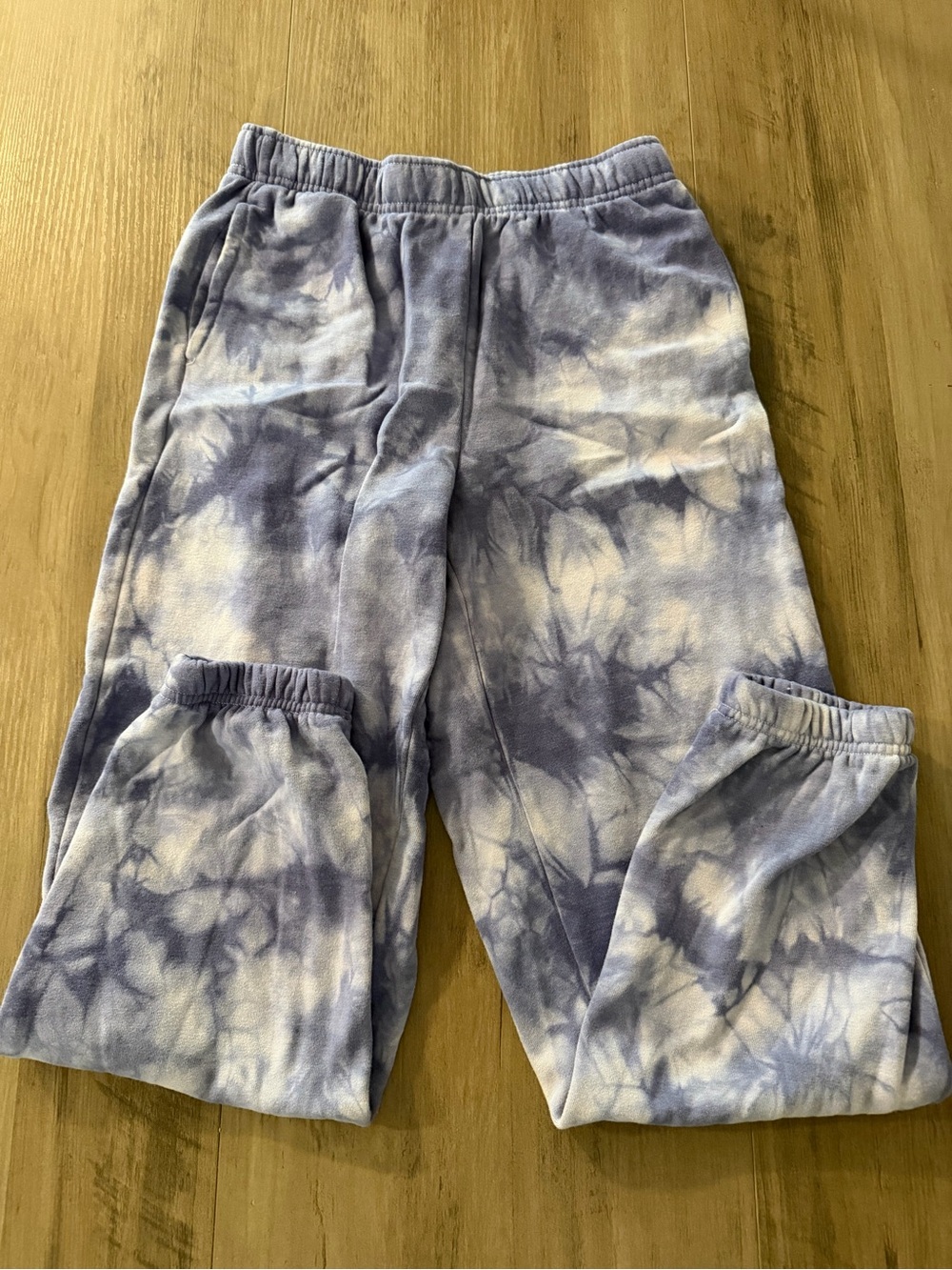 Women’s PacSun Tie-Dye Fleece Jogger Pants - Blue